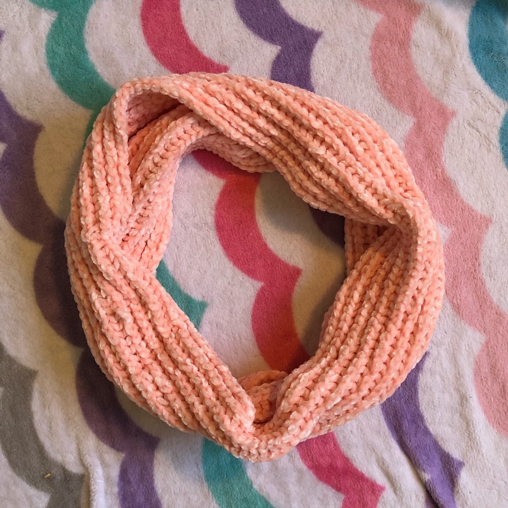 Ultra soft pink infinity scarf - Justice
